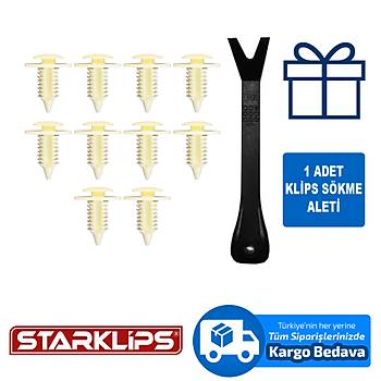 Kap Deme Klips 9mm 6503709 Dodge Ram 94 zeri Pikap 10 Adet