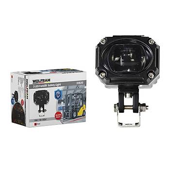 Forklift Lamba Kare 12/68V 9W Krmz  E Belgeli Wolfram