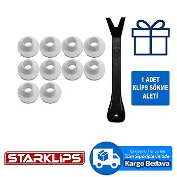 Universal Klips Beyaz Dbel 25 Adet