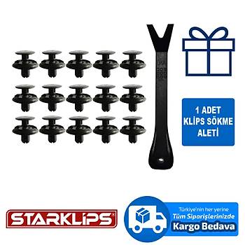 Klips Panjur 0940907332 Suzuki Toyota 90467-07164 Fiat 71741883 Subaru 94090-7332 20 Adet