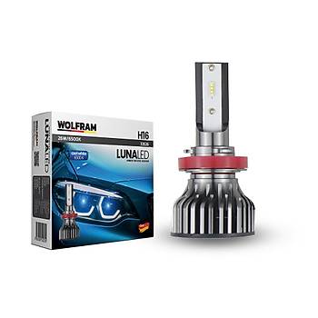Set Led Xenon H16 Cool White Luna Wolfram