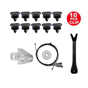 Cam Tamir Seti Sa� Arka Seat Leon 2000-2006 Seat Toledo 2 1999-2004 1M0839756 (10Klips)