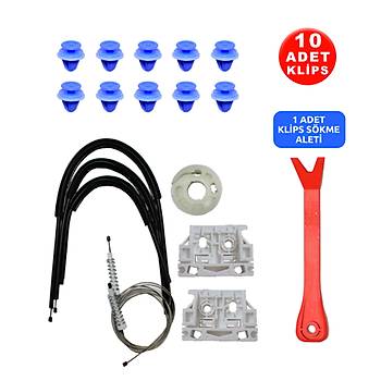 Citroen C5 2008-2016 Sol n Cam Kriko Tamir Seti