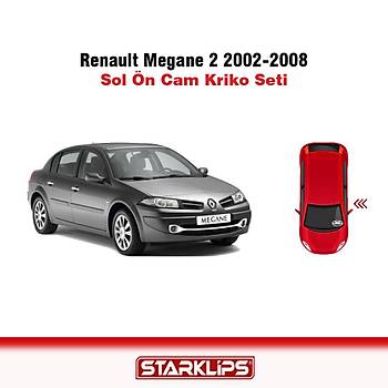 Renault Megane 2 2002-2008 8201010926-8200325136 Sol �n Cam Kriko Tamir Seti