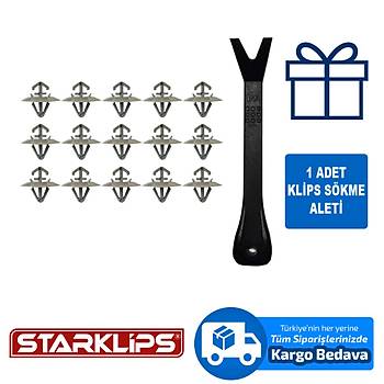 Oto Agraf Oto Kaplama Klips Renault 7703077422 Opel 4409693 4412053 Iveco Fiat 500326896 20 Adet