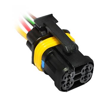 Soket 6 Kablo 4 Pin Elektrik Tesisat 18165000002 81254320392 MAN TGA TGL