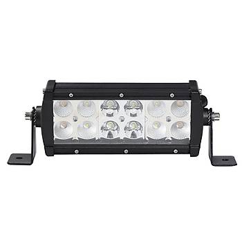 Led Bar 12/24V 32W Beyaz Ve Sar� 7 Fonksiyon 19Cm Wolfram