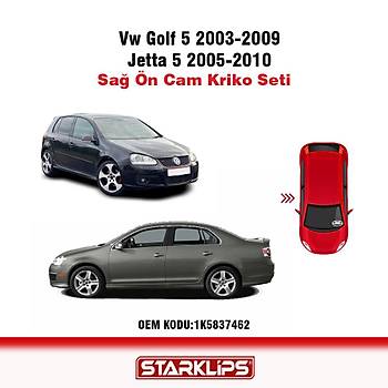 Cam Kriko Tamir Seti Sa n Vw Golf 5 2003-2009 Jetta 5 2005-2010 Jetta Combi 2005-2010 1K5837462