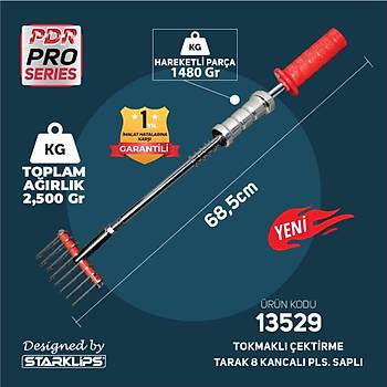 Set Pdr Kaporta Gk Dzeltme Tokma ift Ynl Aslan Penesi 8 Kancal Pls. Sapl 2,500Kg 68,5 cm