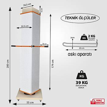 Klips Stand Dnerli Metal Askl Byk (160 Askl)