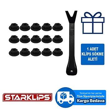 Klips Somun Pls Opel Corsa B C Zafira 171953 Chevrolet 20 Adet