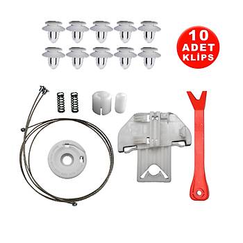 Oto Cam Kriko Tamir Seti Sa Arka Ford Focus 1 1998-2005 XS41A27000 (10Klips)