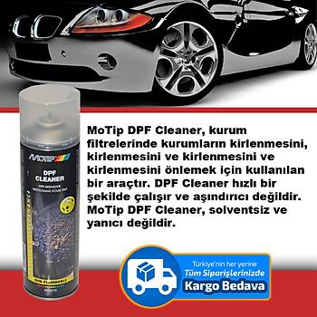 Sprey Partikl Filtre Temizleyici 500 Ml Motip 90515