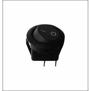 A� Kapa Anahtar �ki Ayak I��ks�z Yuvarlk 12V Kcd-202-201N 2 Adet