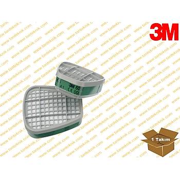3M K1 Gaz ve Buhar Filtresi 6054