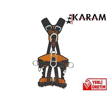 KARAM KP45 AO D Durdurma ve Konumlandrma (Tam Koruma) Emniyet Kemeri Otomatik Tokal