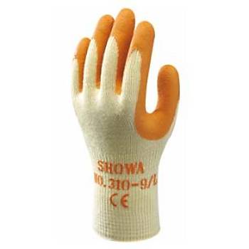 Showa - 310 Orange Koruyucu Eldiven Polyester / Pamuk Astar Avu i Lateks Kapl