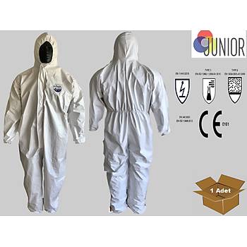 Tek Kullanmlk Tulum   TYPE 5 / 6 COVERALL CAT.III JN2020 JUNIOR