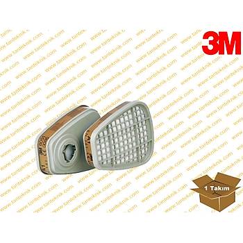 3M  A1 Gaz ve Buhar Filtresi 6051