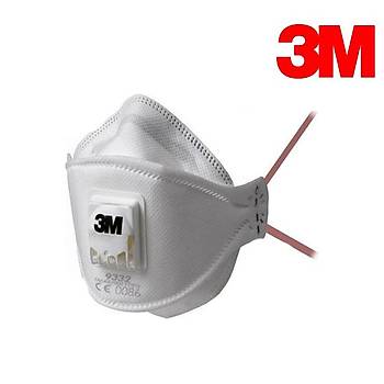 3M 9332+ Ventilli Toz ve Duman Maskesi FFP3 NR D