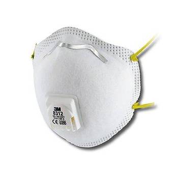 Toz Maskesi FFP2 Ventilli Konik  3M 8312 (10 Adet Fiyatdr)