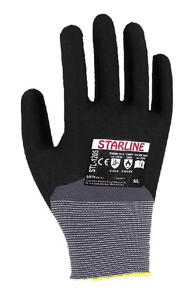 STARLINE STL-1205 Dotlu K�p�k Nitril Eldiven Paket Sat�� 12 �ift
