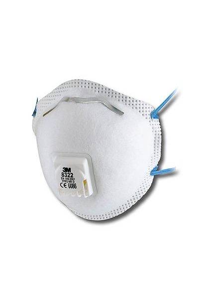 Toz Maskesi FFP2 Ventilli Konik  3M 8322(10 Adet Fiyatıdır)