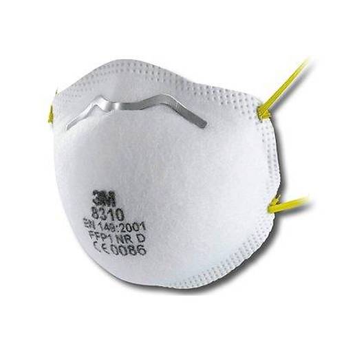 Toz Maskesi FFP1 Ventilsiz Konik  3M� 8310 (10 Adet Fiyat�d�r)