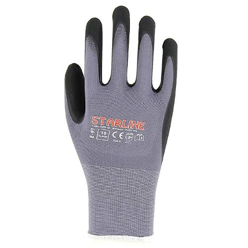 Starline E-91 Mikro K�p�k Nitril Kapl� Hassas Montaj �� Eldiveni