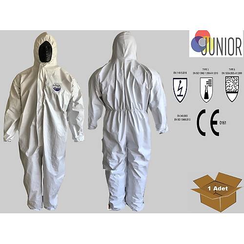 Tek Kullan�ml�k Tulum   TYPE 5 / 6 COVERALL CAT.III JN2020 JUNIOR