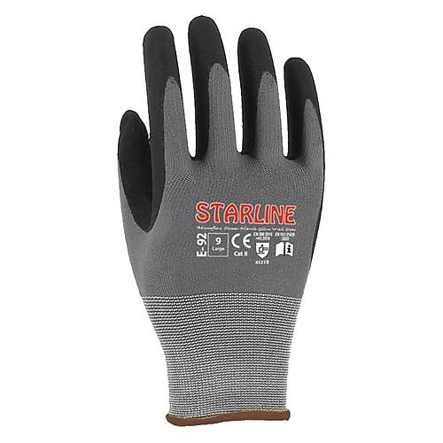 Starline E-92 Puanl� Mikro K�p�k Nitril Montaj Eldiveni