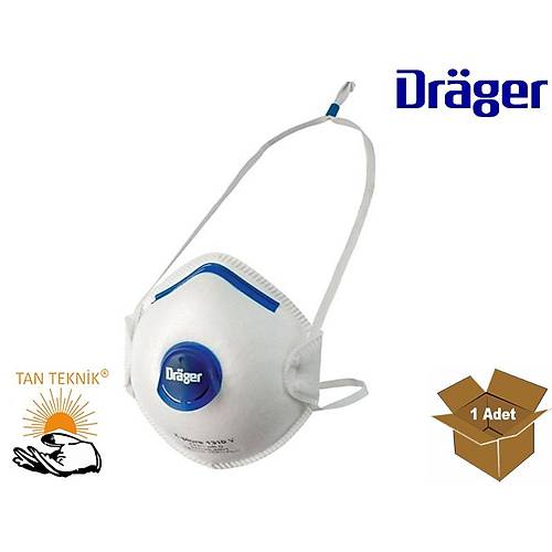 Drager X-Plore 1310 FFP1 Ventilli Kal�pl� Toz Maskesi