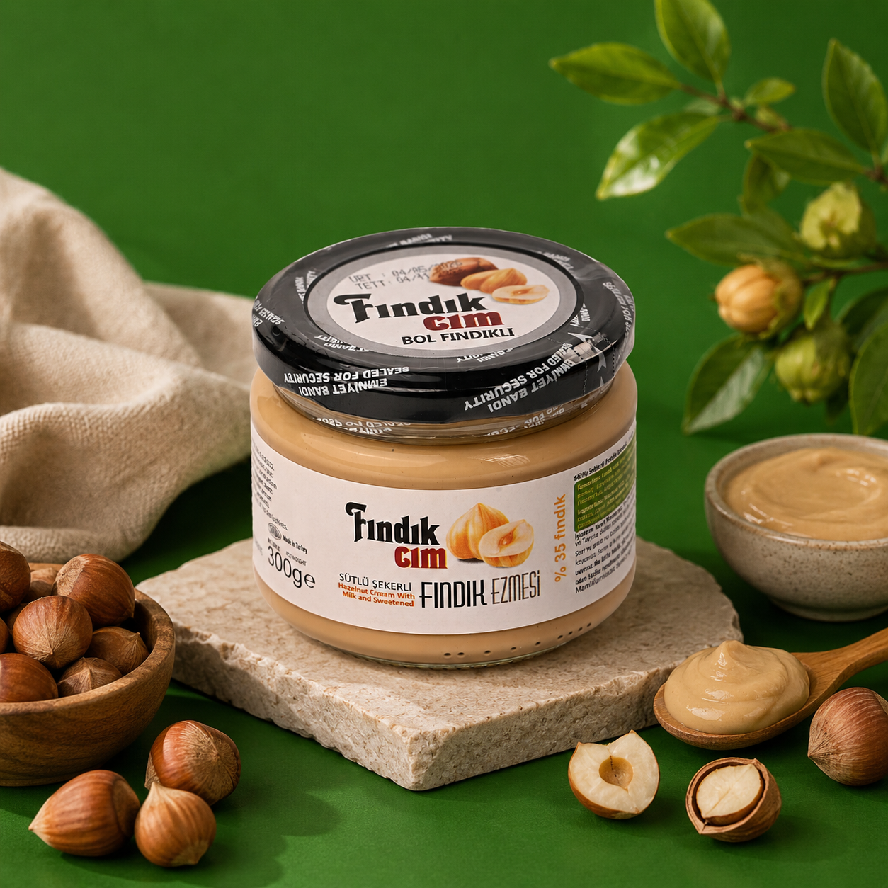 Fındık Ezmesi, SÜTLÜ 300 Gr.