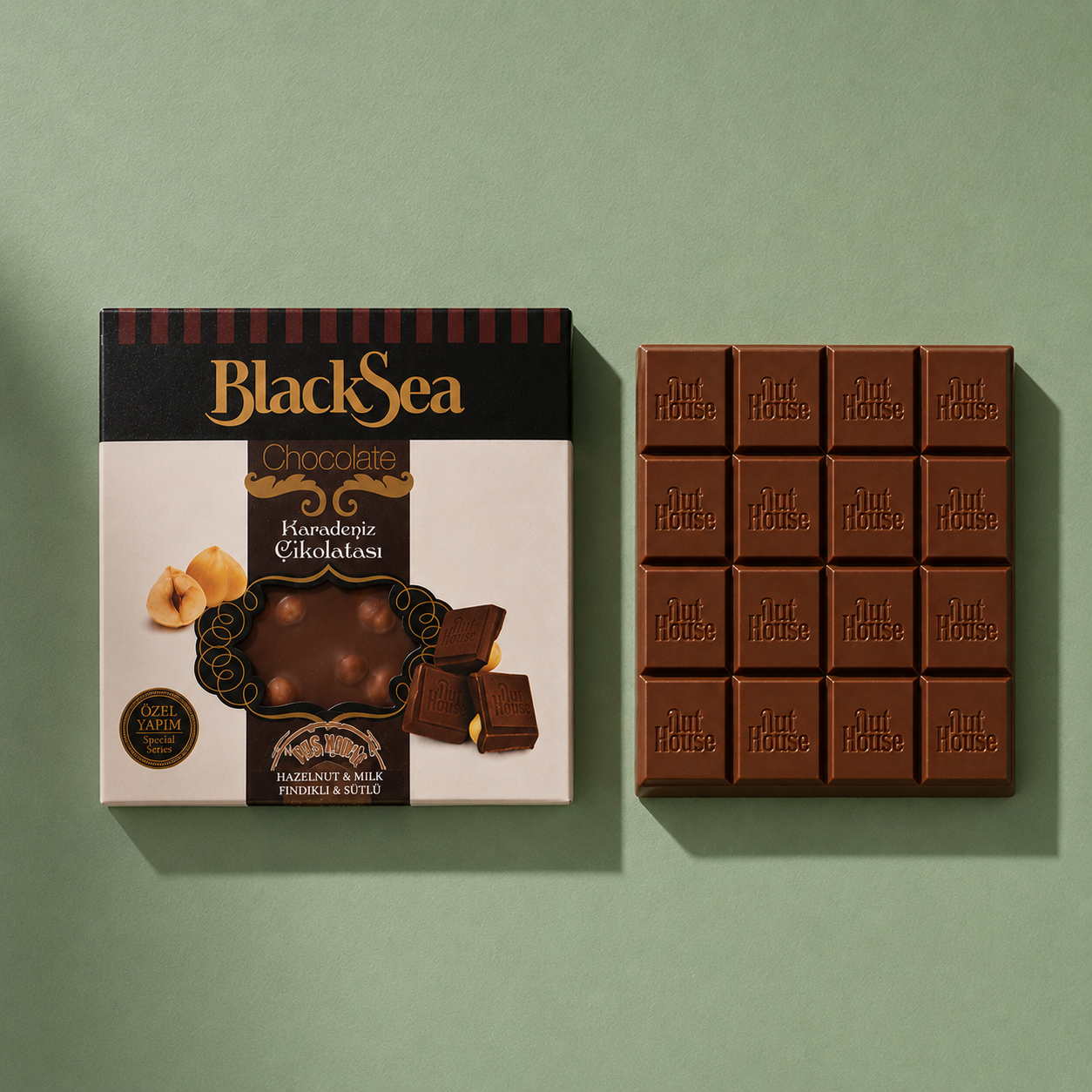 Black Sea Chocolate ® Fındıklı Sütlü Çikolata 65 Gr.