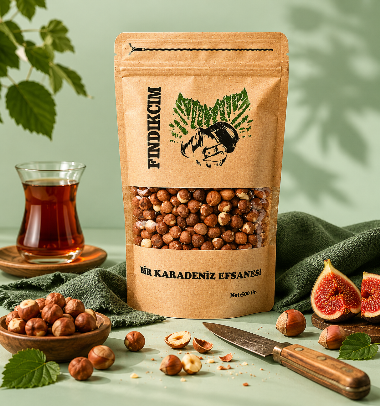 Naturel Çiğ Fındık 500 Gr.