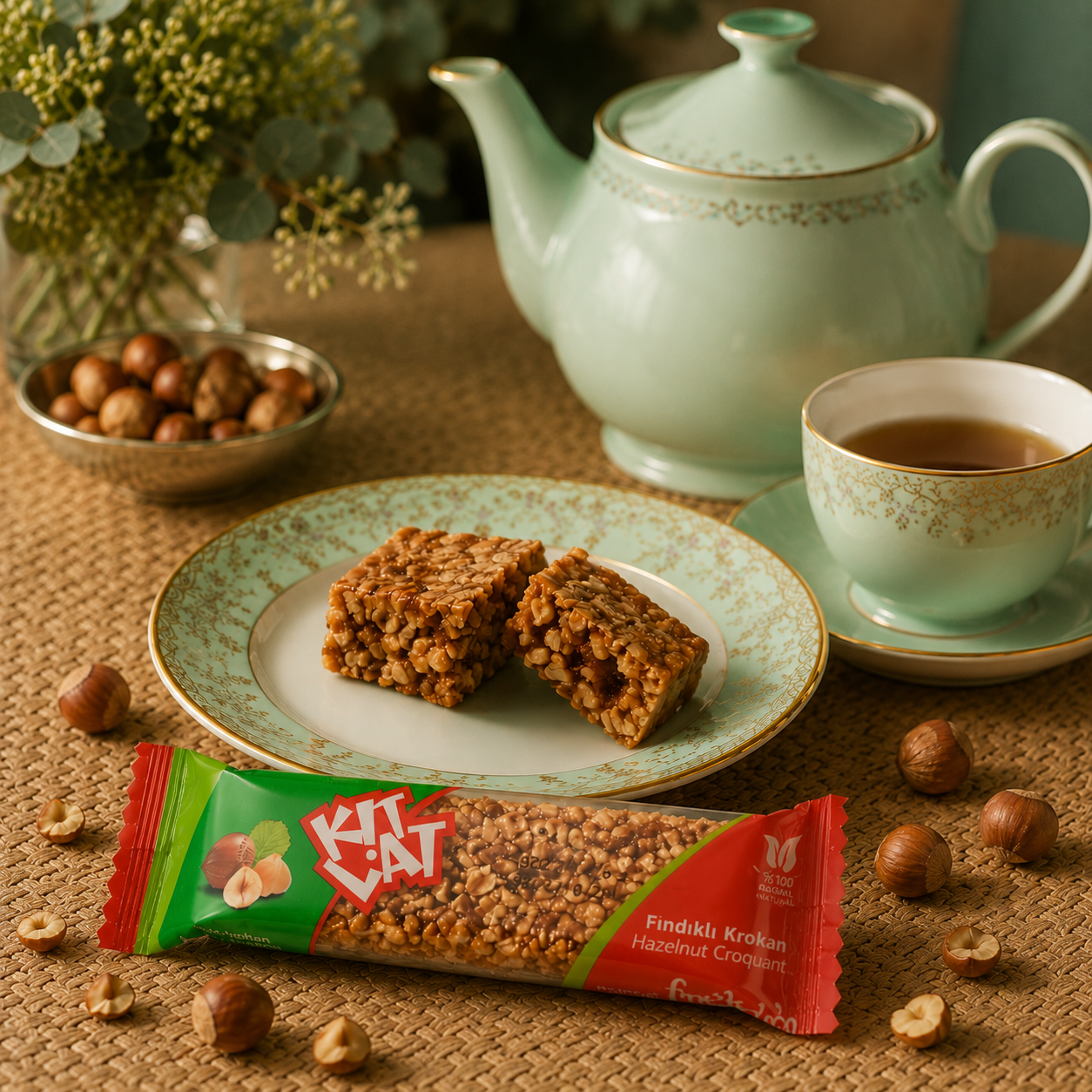 KITLAT ® Fındık Krokan Bar 30 Gr.