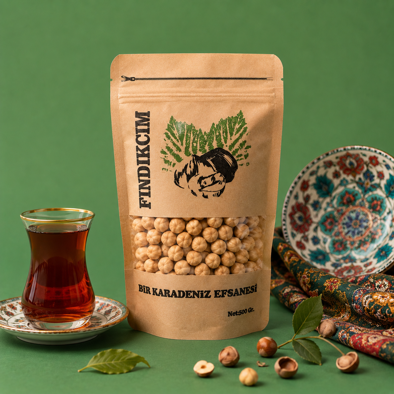 Çifte Kavrulmuş Fındık 500 Gr.
