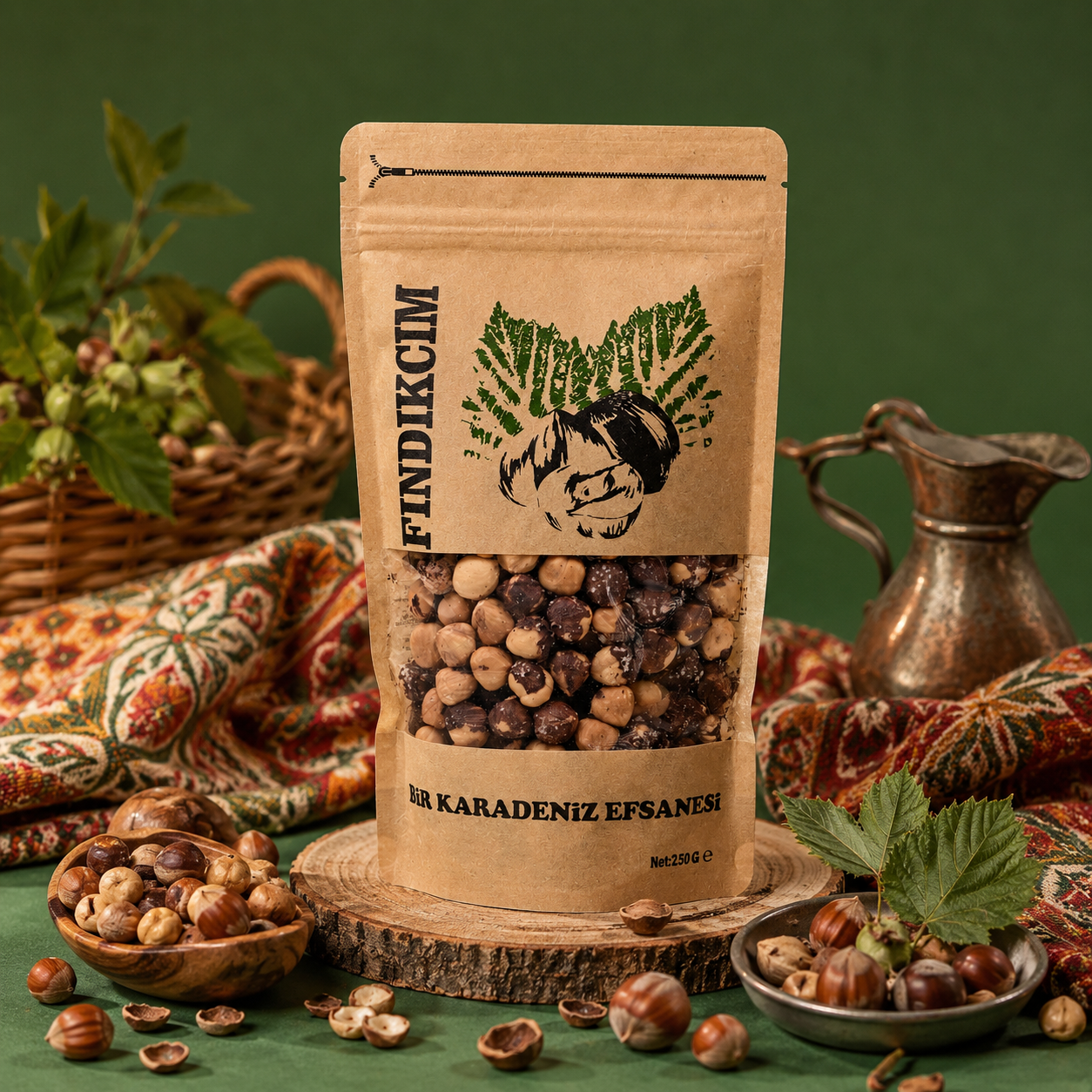 Zarlı Tuzlu Fındık 250 Gr.