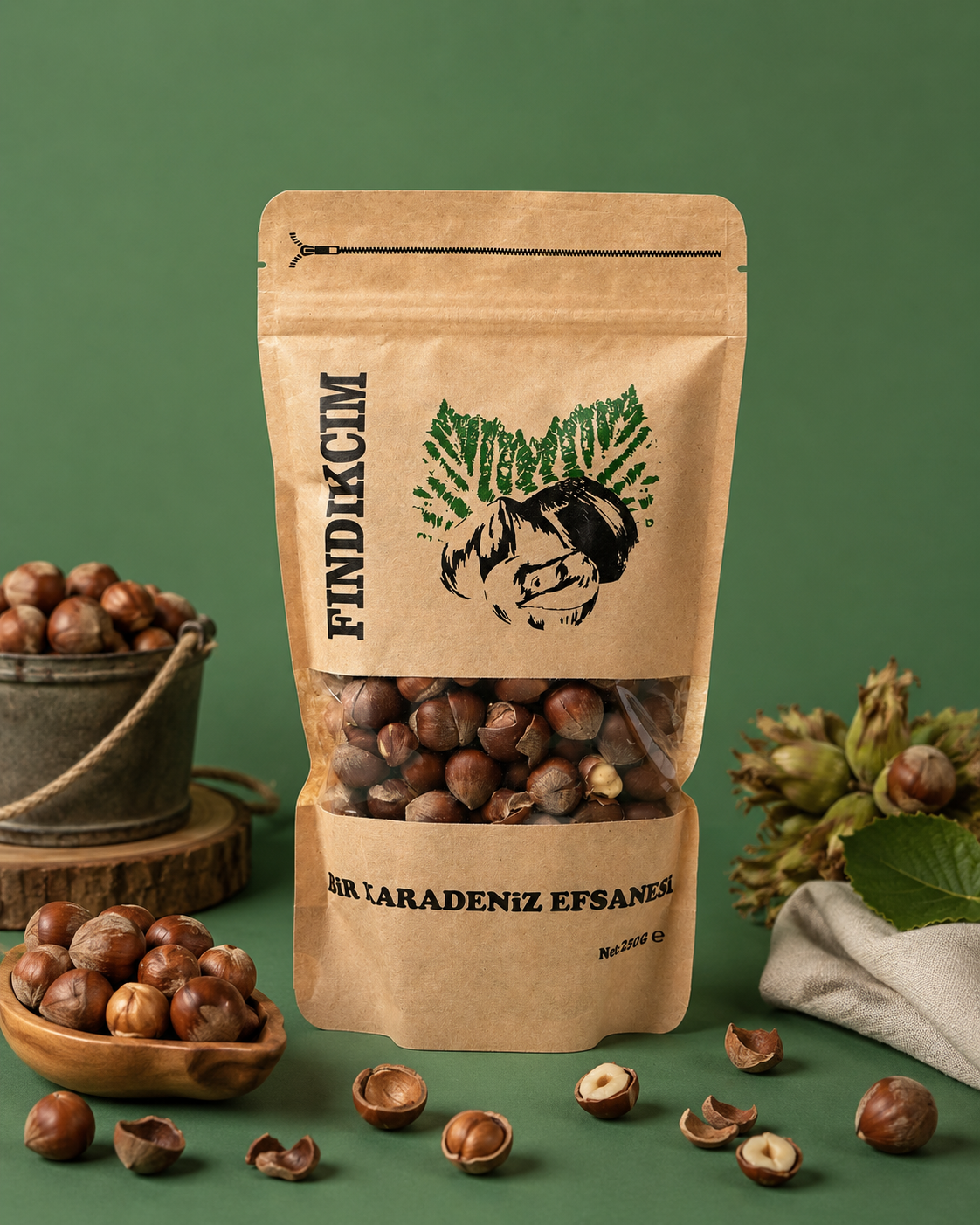 Kabuklu Çıtlatılmış Fındık 250 Gr.