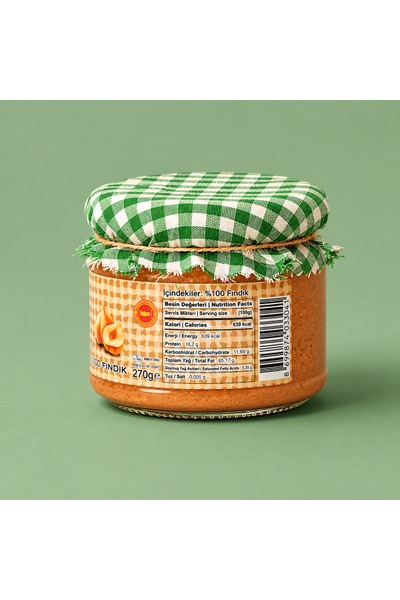 F�nd�k Ezmesi, �ekersiz %100 FINDIK 270 Gr.