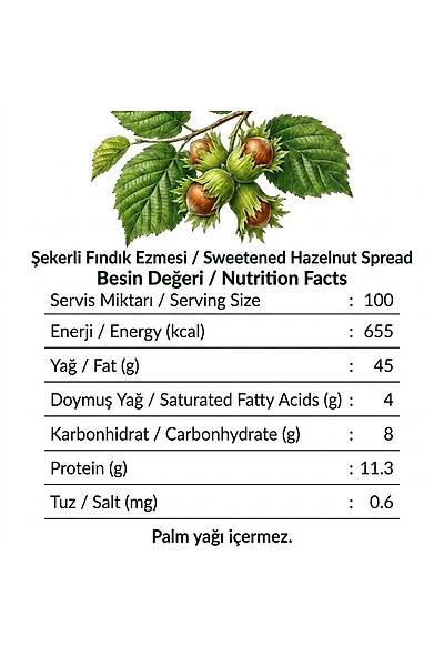 F�nd�k Ezmesi, �ekerli, KATKISIZ  300 Gr. 4'l� Paket
