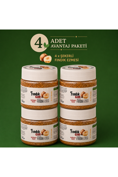 F�nd�k Ezmesi, �ekerli, KATKISIZ  180 Gr. 4'l� Paket