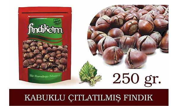 Kabuklu tlatlm Fndk 250 Gr.