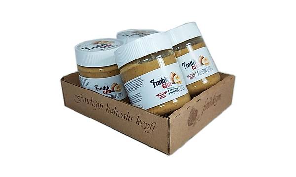 Fndk Ezmesi, ekerli, KATKISIZ  180 Gr. 4'l Paket