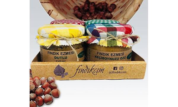F�nd�k Ezmesi Kahvalt� Seti, �eker ilavesiz KATKISIZ 270 Gr. 4'l� Paket