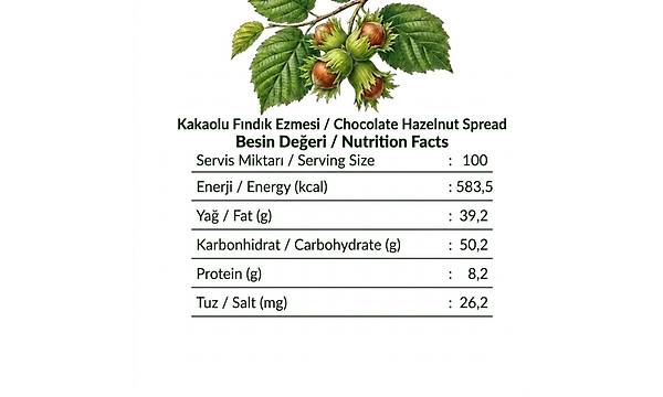 F�nd�k Ezmesi, Kakaolu 300 Gr.