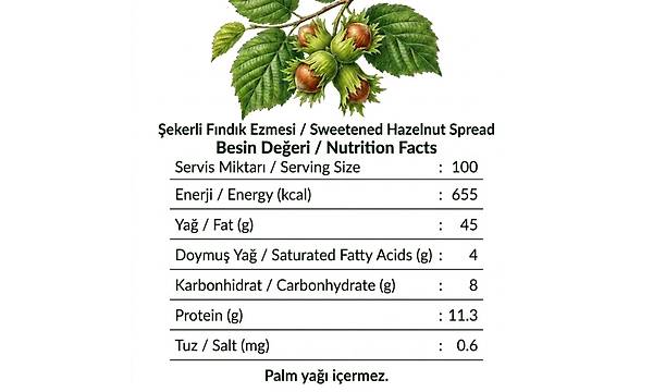 F�nd�k Ezmesi, �ekerli, KATKISIZ 180 Gr.