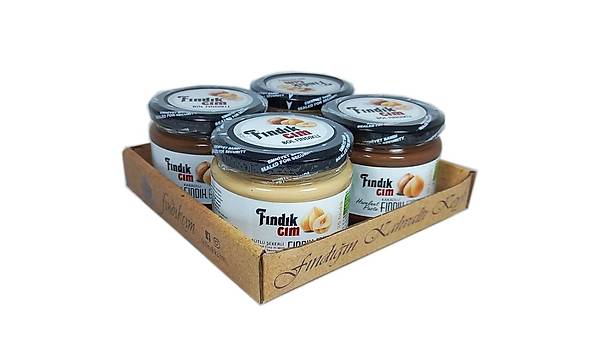 Kakaolu-Stl ekerli Fndk Ezmesi 300 gr. 4'l Paket