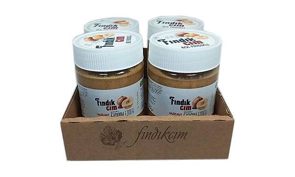 Fndk Ezmesi, ekerli, KATKISIZ  180 Gr. 4'l Paket