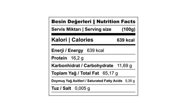 Fndk Presi, %100 Fndk, 2.5 Kg.